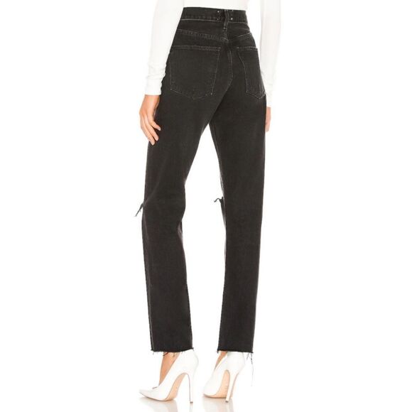 AGOLDE Cherie High Rise Straight in Distortion - Picture 3 of 11